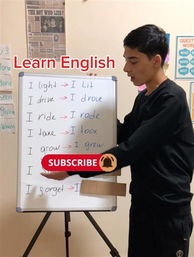 Irregular Verbs You’re Probably Saying Wrong (Fix Them Fast!)#mrhusniddin #LearnEnglish #PastTense