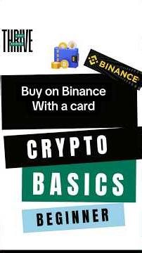 💳 How to Buy Crypto on Binance Using Your Bank Card