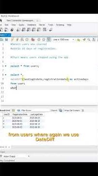 Real SQL Interview Question | Detect Churned Users #shorts