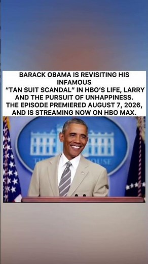 Obama Finally Addresses His Infamous Tan Suit Scandal #viral #trending