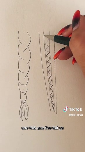 Tuto Dessin : Comment Dessiner des Tresses Facilement