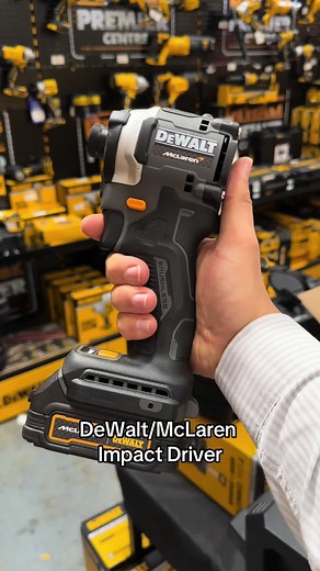 🟠 DeWalt/McLaren Impact Driver 🟠 Check out the McLaren Edition DeWalt Impact driver available in-store only