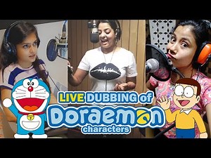 LIVE DUBBING of all DORAEMON characters