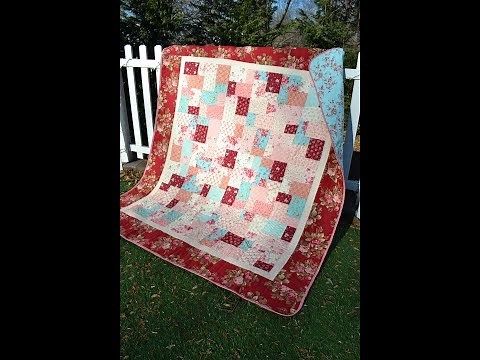 EPISODE 70 ~ Super Easy and Fast Beginner 4 Patch Quilt