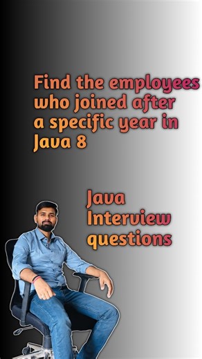 codewithamod on Instagram: "Find the employees who joined after a specific year. . . #java #coding #viral #javaprogramming #trending #codinglife #education #trendingreels #code #codewithamod #reelinstagram #reelkarofeelkaro #reelitfeelit #dsa #java8 #stream #dreamjob #indiehackers #codingcommunity #developer #developerlife #techcreators"