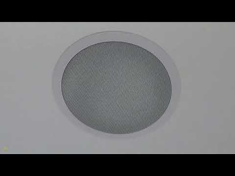 Polkaudio RC80i or similar in wall-ceiling speaker installation