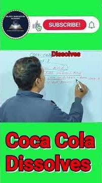 Why Coca-Cola dissolves rust?#virel #shorts #cocacola