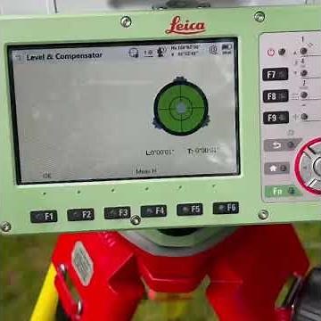 Auto measurement height Total Station Leica TS16