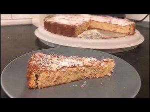Soft and Fluffy Apple Almond Cake
