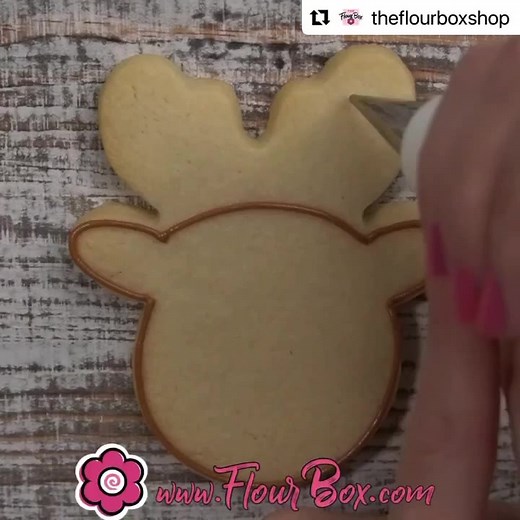 It’s officially Christmas Season…..let’s go!!! Video by The Flour Box #christmascookies #cookievideo #reindeercookies #annclarkcookiecutters | Ann Clark Cookie Cutters