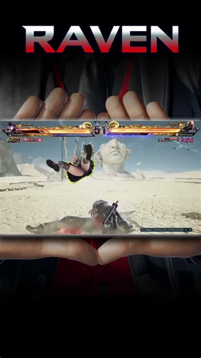 Tryin the Raven 4,3,3 knowledge check at any rank. GoD or not. #tekken8 #shorts #tekken8season2