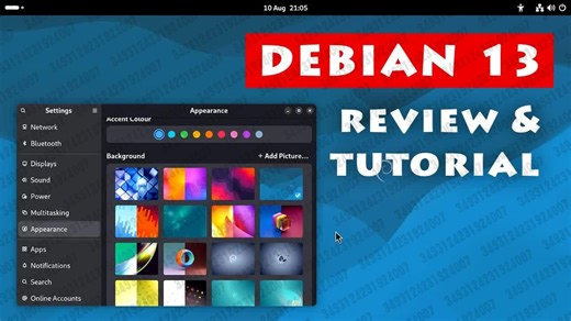 2025.08.17 【ExplainingComputers】Debian 13 ：坚如磐石的Linux