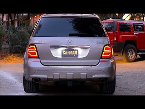 Mercedes LED License Plate Upgrade ML550 (W164)