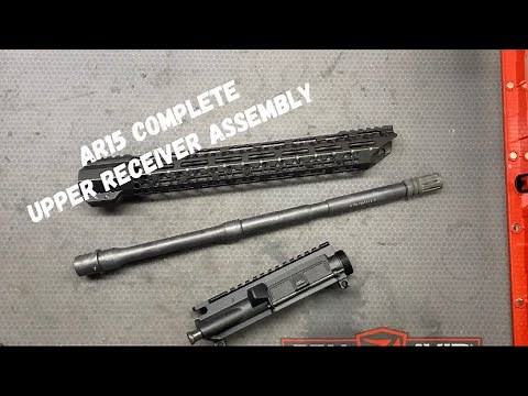 AR15 upper receiver and barrel assembly