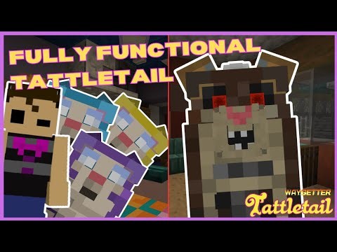 I made a fully functional Tattletail in Minecraft // No Mods