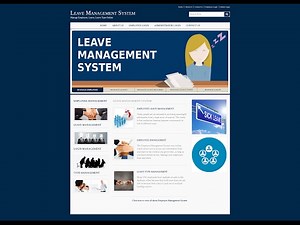 Leave Management System | Java JSP Servlet Project Tutorial | Java JSP CRUD Project