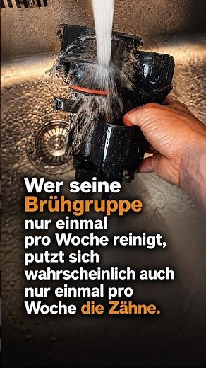 ➡️ Brühgruppe nur 1× pro Woche reinigen? Bitte nicht. ☕