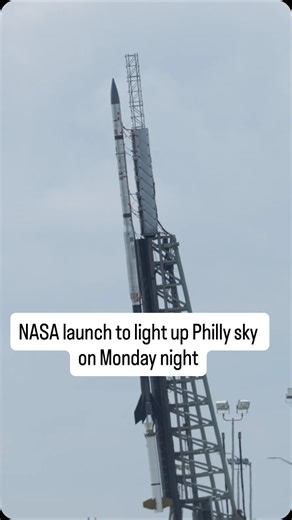 57K views · 842 reactions | A NASA rocket launch will be visible to people in the Philly region on Monday night. Here’s what to know: #philly #nasa #space #rocket #rockets #rocketlaunch #launch #ufo | NBC10 Philadelphia | Facebook