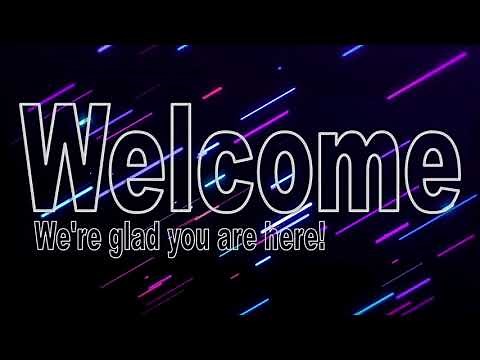 Easy Worship Background - Welcome