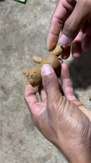 HANDMADE CLAY TOY BEAR – STEP BY STEP PROCESS#viral