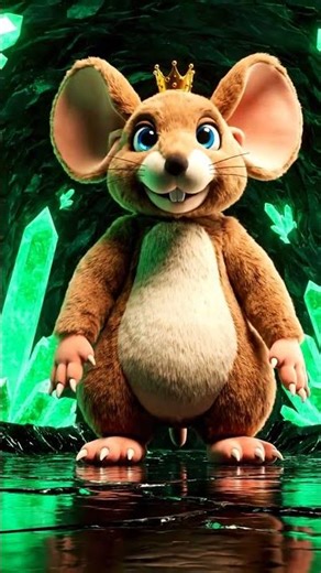 a giant mouse boss appearing dramatically