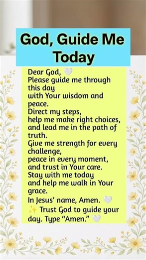 God, Guide Me Today 🙏 #shorts #prayer #godguideme #amen