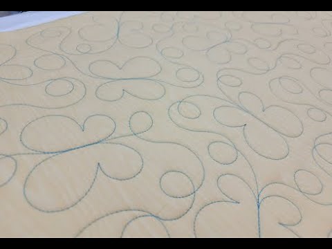 Free Tutorial Full Mini Course Butterfly Design Free motion Longarm Quilting by Adria Good