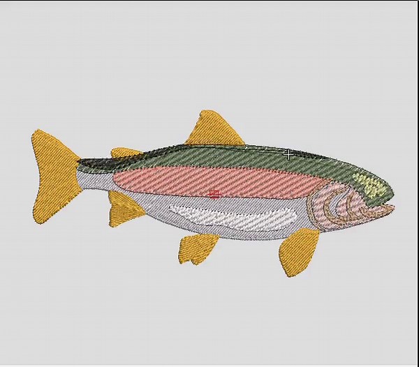 Trout Fish Embroidery Bundle, Fishing Embroidery Design, Realistic Fish Embroidery Files, Outdoor Fishing Gift, Angler Embroidery Design - Etsy