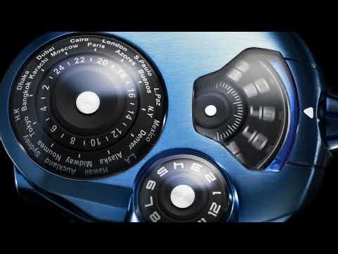 SpaceOne Worldtimer Blue