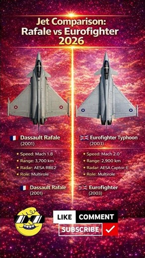 Rafale vs Eurofighter Fighter Jets Power Showdown
