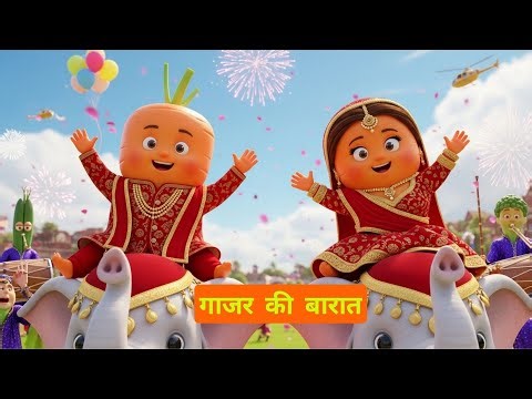 Gajar ki nikli barat | Kids Hindi | Hindi Cartoon Video | गाजर की बारात