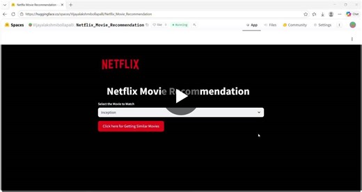 #machinelearning #datascience #python #streamlit #ai #recommendationsystem #netflix #nlp #scikitlearn #learningjourney #ml #dataanalytics #artificialintelligence | Vijaya Lakshmi Bollapalli
