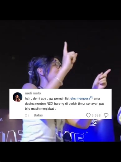 davina as guest dan dito sebagai tamu undangan? #ditoariotedjo #davinakaramoy #menpora #relationship #fyp