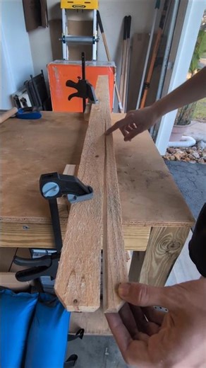 How to fix a split in wood. #woodworking #shorts