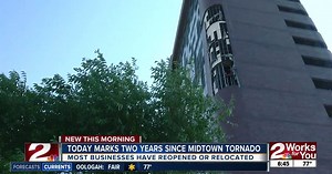 Two-year anniversary of midtown tornado that left major destruction path