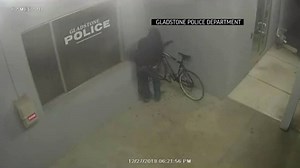 29K views · 195 reactions | Ignoring a big sign and a security camera, a man tried to steal a bicycle from an Oregon police station. It goes about as well as you'd expect. | Star Tribune | Facebook