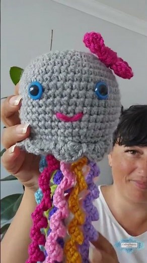 Your New Favorite Pattern: The No-Sew Jellyfish. ❤️ #crochetpattern #craftinghappiness