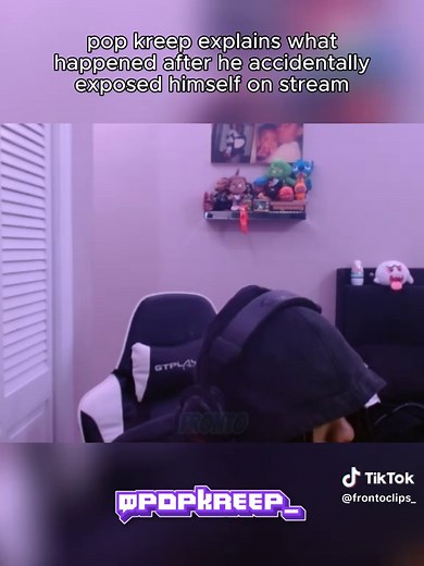 Pop Kreep's Accidental Exposure Moment on Stream
