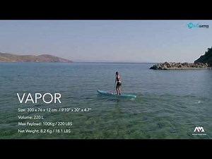 Paddle Gonflable Vapor Aqua Marina | Nautigames.com