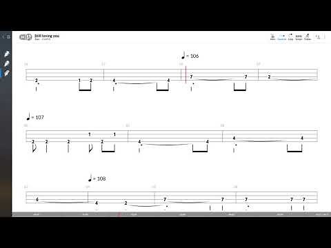 Scorpions - Still Loving You (BASS TAB PLAY ALONG)