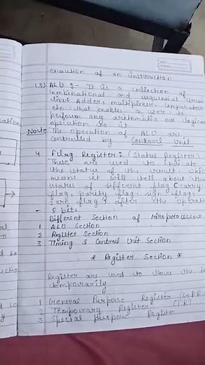 Microprocessor Architecture /Notes/CS 2nd year/4th sem