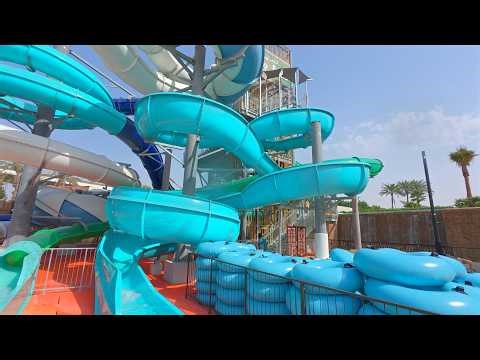 Drop Loop Water Slide at Grand Hyatt Dubai Waterpark 🇦🇪