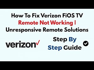 How To Fix Verizon FiOS TV Remote Not Working | Unresponsive Remote Solutions