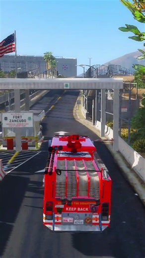 What Happens If Emergency Vehicles Enter Military Base in GTA 5? 🤯 #gta5