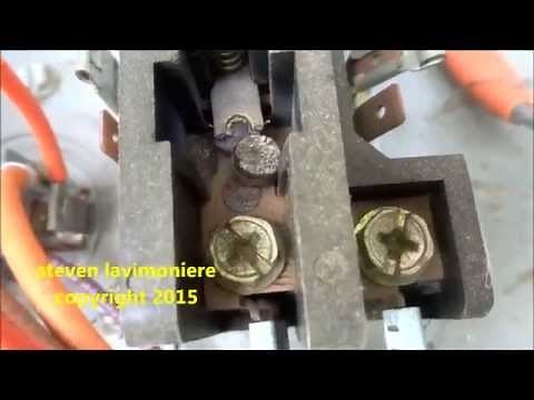 hvac :outside condensing unit will not shut off