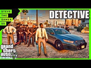 Detective in the Hood | NYPD City patrol| GTA 5 Lspdfr Mod| 4K