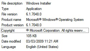 Windows 7 build 7048 outperforms build 7000, Vista, XP