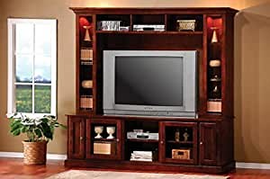 Coaster 700231 Home Furnishings TV Console, Merlot