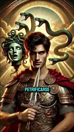 Perseus versus Medusa: This is how he used the gifts of the gods to defeat her! 🐍 #GreekMythology