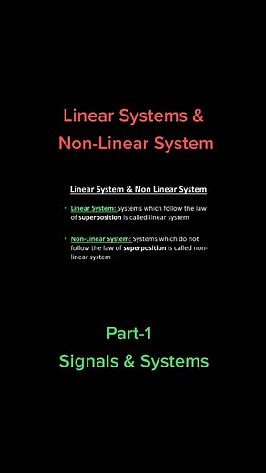 Understanding Linear and Nonlinear Systems in Engineering